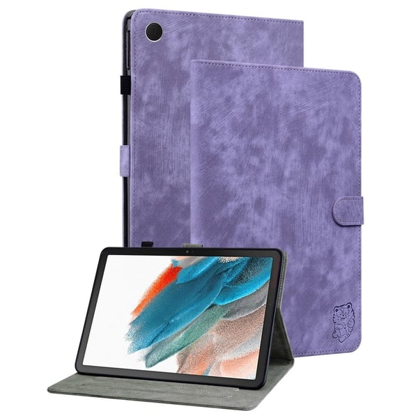 Grønt Samsung Galaxy Tab A9 skinndeksel med justerbart stativ