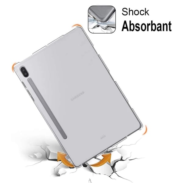 Transparent Silicone Cover for Samsung Galaxy Tab S9 with Reinforced Corners