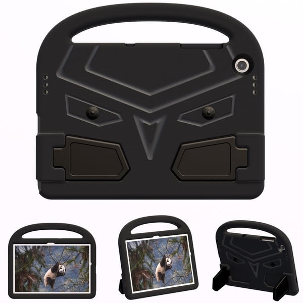 Black Sparrow Style Hand Grip Kickstand Black Tablet Cover for Samsung Galaxy Tab A9 Plus