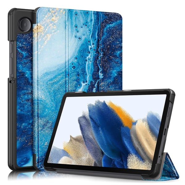 Kolminkertainen jalusta Tablet Nahkakotelo Samsung Galaxy Tab A9 - Aalto