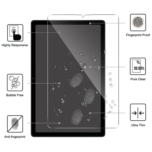 Samsung Galaxy Tab A9 Film av herdet glass - Arc Edge, Full Skjermbeskyttelse