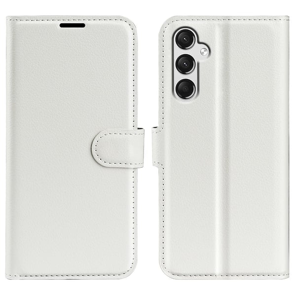 Klassisk Samsung Galaxy A25 Flip Etui - Hvid