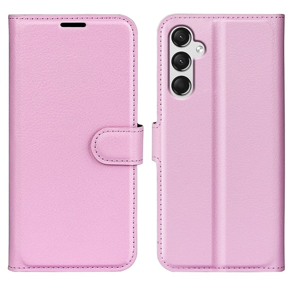 Klassisk Samsung Galaxy A25 Flip Etui - Lyserød