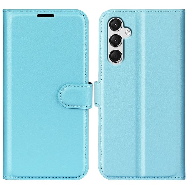 Klassisk Samsung Galaxy A25 Flip Etui - Blå