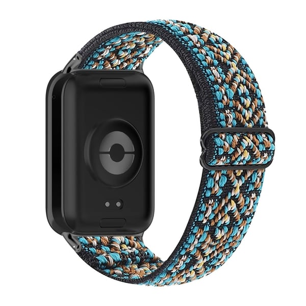 Xiaomi Smart Band 8 Pro Nylon Braided Watch Strap Quick Release Elastic Watch Band - Brun