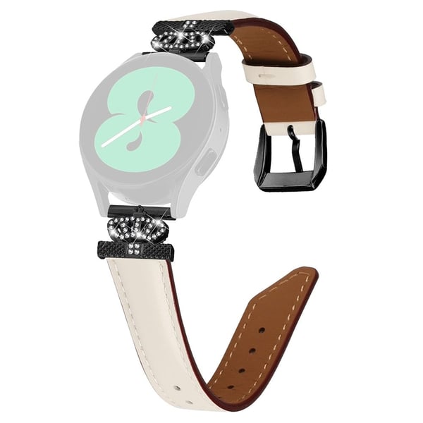 Huami Amazfit Cheetah Pro erstatningsklokkebånd 20 mm kronekontakt svart spenneklokkearmbånd - Aprikos