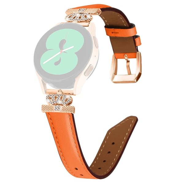 Samsung Galaxy Watch3 41 mm / Watch 5 40 mm / 44 mm klokkerem Rose Gold Buckle 20 mm klokkerem - Oransje