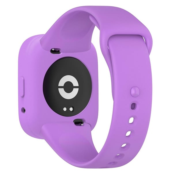Klokkeveske Xiaomi Redmi Watch 3 Lite / Watch 3 Active Myk silikonbeskyttelsesramme - Lilla