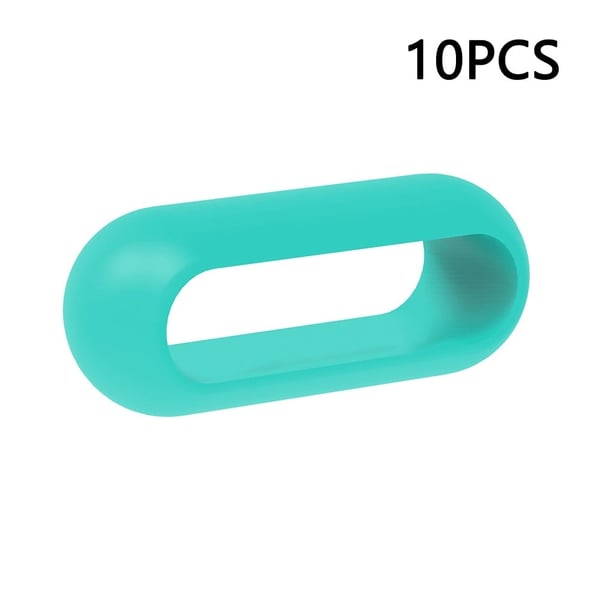 10Pcs Xiaomi Smart Band 8 Pro Klockarmband Silikonhållare Ögla Klockarmband Fästring - Mintgrön