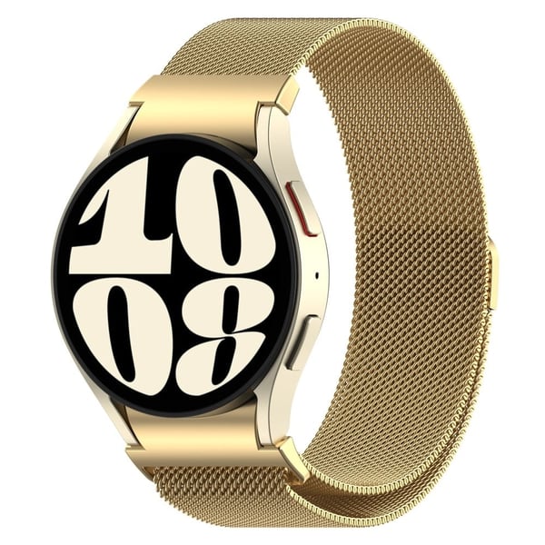 Samsung Galaxy Watch Universal 20mm Quick Release Strap Stainless Steel Watch Band - Guld