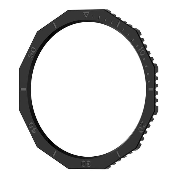 Støtsikkert deksel til Samsung Galaxy Watch6 Classic 43 mm Rhombus Smartwatch Bezel Ringdeksel - Svart