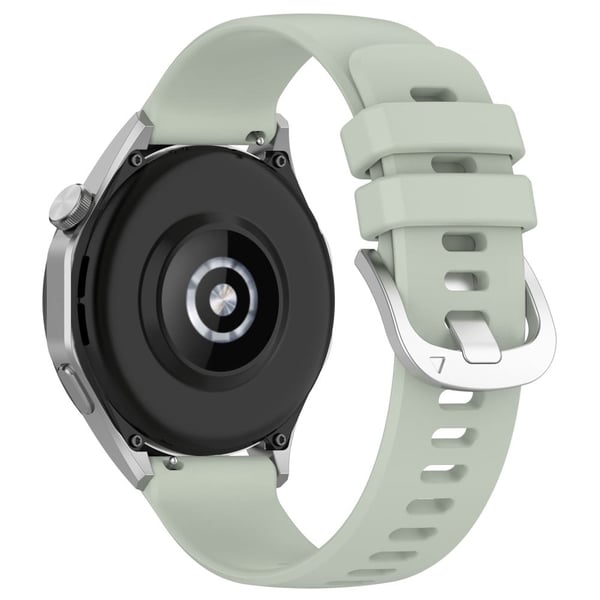 Huawei Watch Universal-klokkearmbånd 22 mm i flytende silikon med stålspenne - Grønn