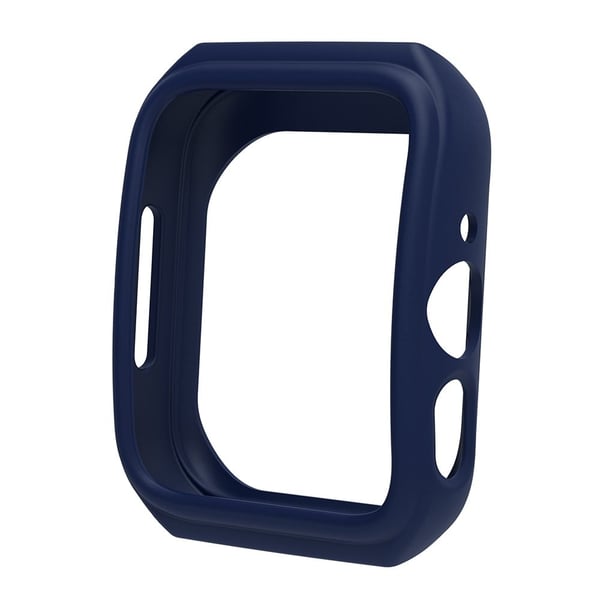 Silikonklokkeveske Oppo Watch 3 Pro / Watch 4 Pro ripebestandig rammeklokkedeksel - Marineblå