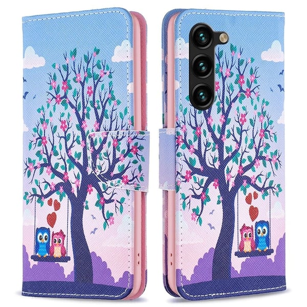 Wonderland Samsung Galaxy S24 Plus flip-etui - To Ugler Wonderland Samsung Galaxy S24 Plus flip-etui - To Ugler