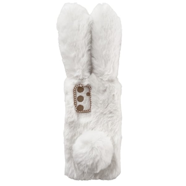 Fluffy Rabbit Samsung Galaxy S24 Plus deksel - Hvit