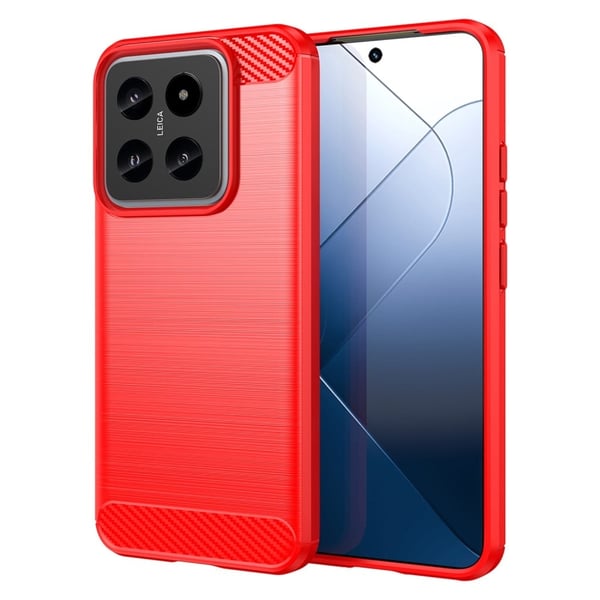 Carbon Flex Xiaomi 14 deksel - Rød