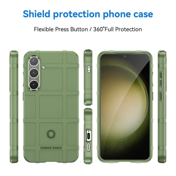 Rugged Shield Samsung Galaxy S24 Plus cover - Grøn