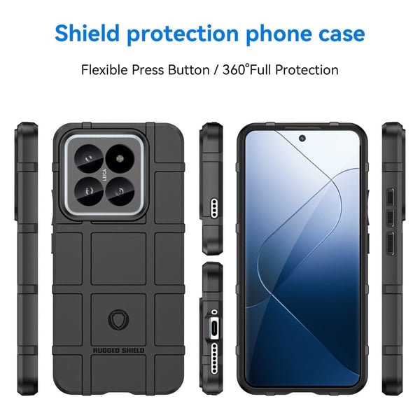 Rugged Shield Xiaomi 14 Pro deksel - Svart