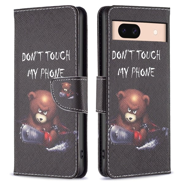 Wonderland Google Pixel 8A flip-etui - Bjørn