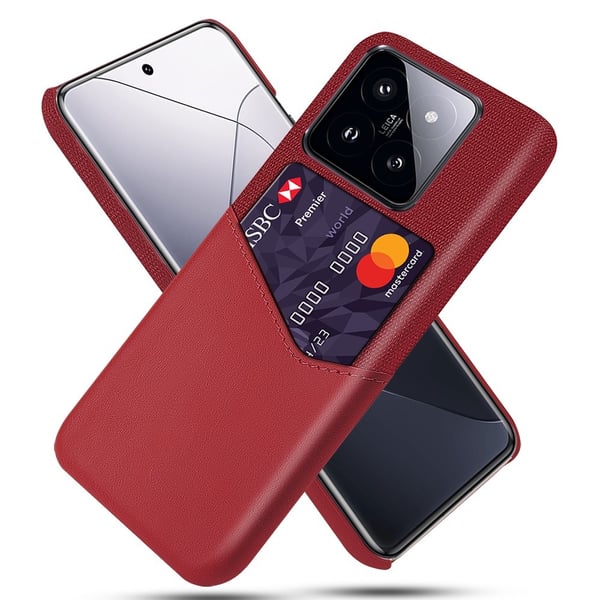 Bofink Xiaomi 14 Pro kortdeksel - Rød