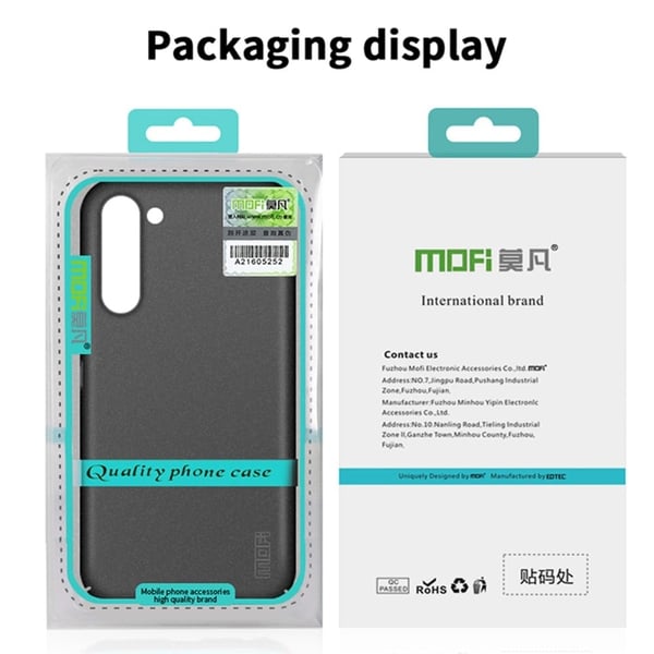 MOFI Samsung Galaxy S24 Plus slim shield kotelot - Musta