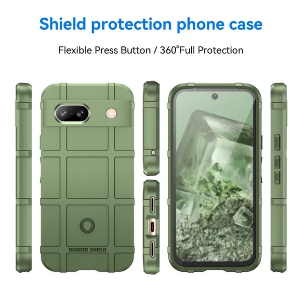 Rugged Shield Google Pixel 8A skal - Grön