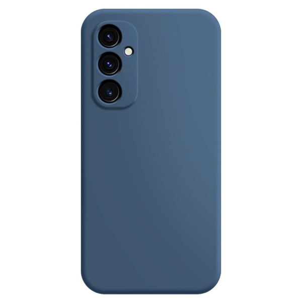 Mikrofiberfôret deksel i mykt gummi for Samsung Galaxy A25 - Blå