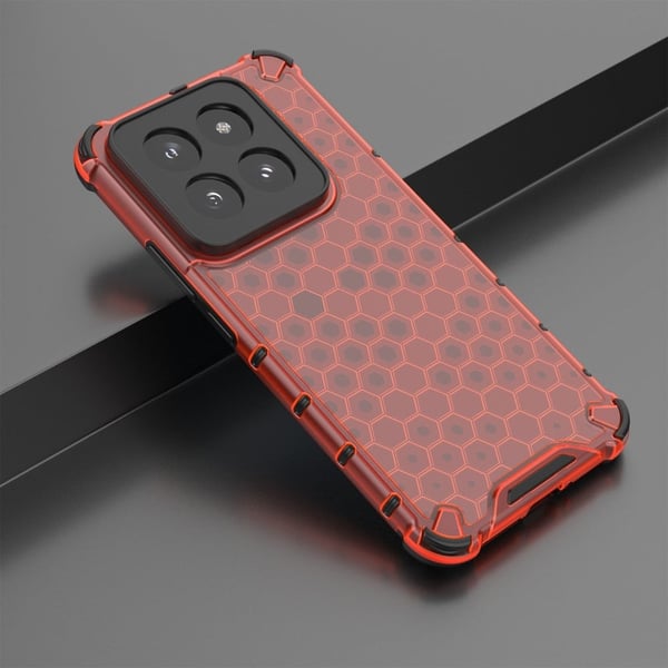 Bofink Honeycomb Xiaomi 14 Pro deksel - Rød