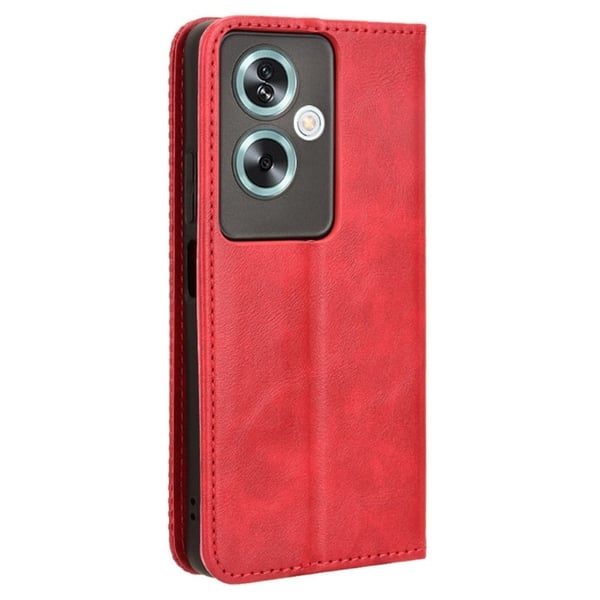 Bofink Vintage Oppo A79 / Oppo A2 lærveske - Rød