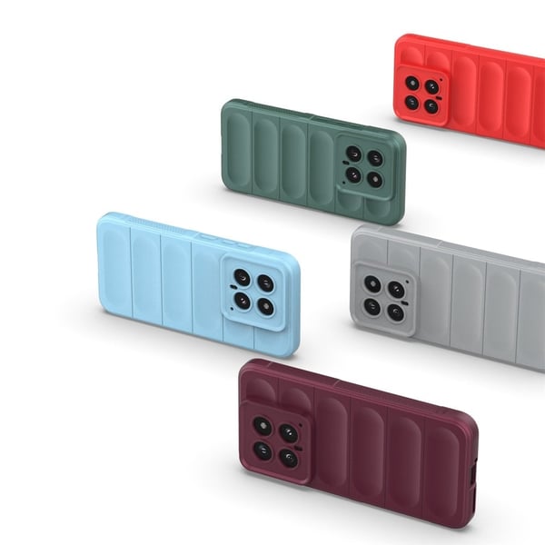 Blødt grebsformet Xiaomi 14 cover - Grøn