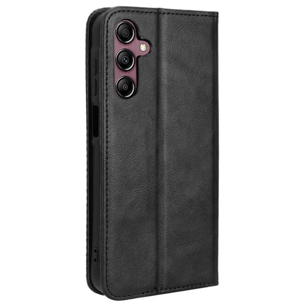 Bofink Vintage Samsung Galaxy A15 lærveske - Svart