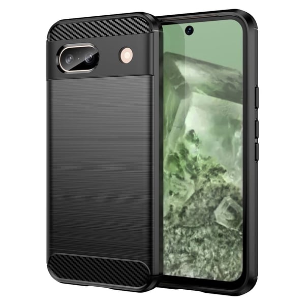 Carbon Flex Google Pixel 8A cover - Sort Carbon Flex Google Pixel 8A cover - Sort