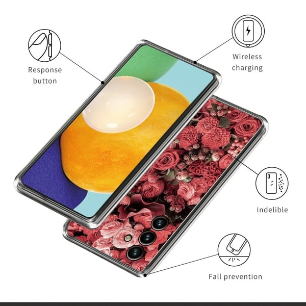 Deco Samsung Galaxy A15 deksel - Kunstløse Millioner Av Blomster