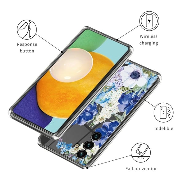 Deco Samsung Galaxy A15 deksel - Blomster
