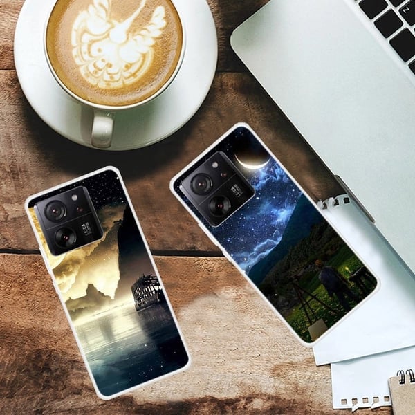 Imagine Xiaomi Redmi K60 Ultra / Xiaomi 13T / Xiaomi 13T Pro deksel - Gylden Blomst