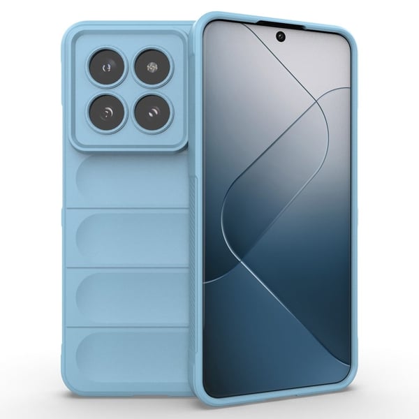 Deksel med mykt grep for Xiaomi 14 Pro - Blå
