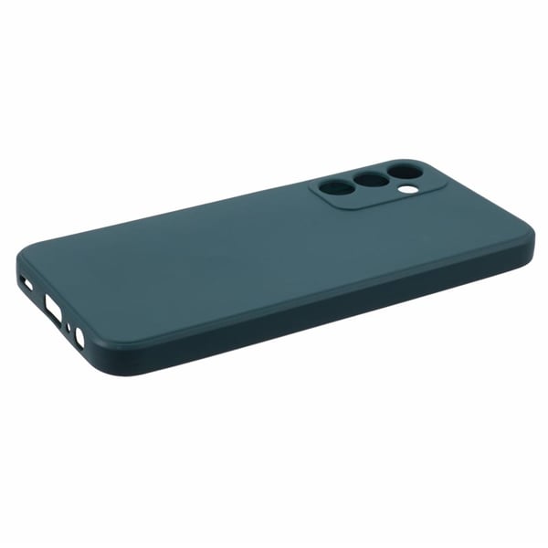 Mikrofiberforet blødt gummi Samsung Galaxy A15 cover - Sort