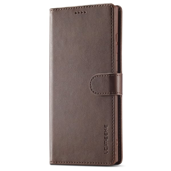LC.IMEEKE Samsung Galaxy S24 Ultra flip etui - Brun