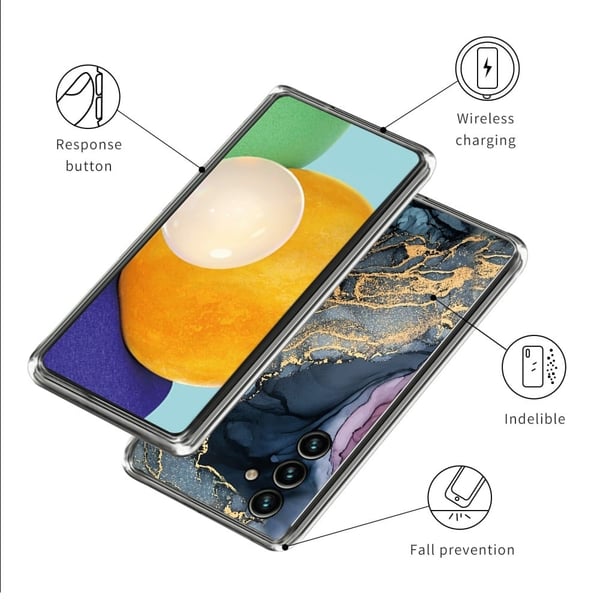 Marmordesign Samsung Galaxy A35 deksel - Style K