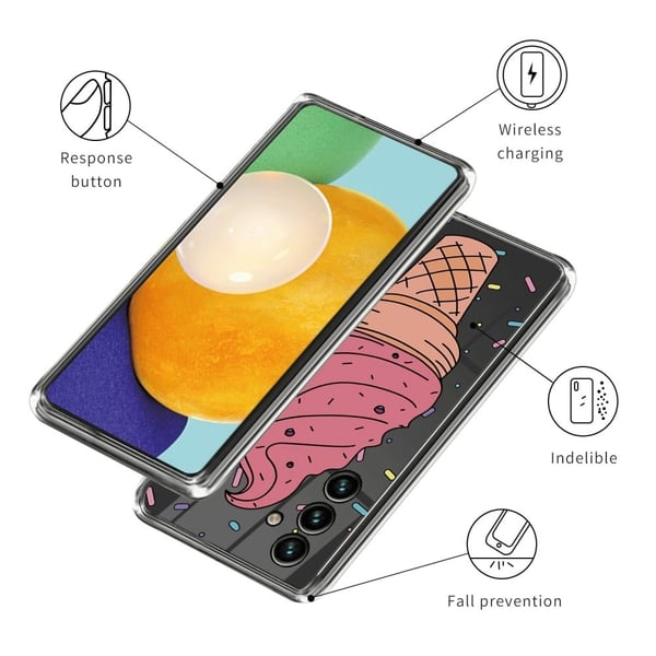 Deco Oppo A15 deksel - Iskrem