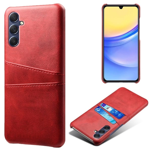 Dual Card Oppo A15 deksel - Rød