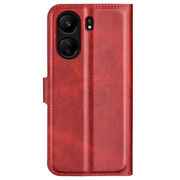 Classic Xiaomi Redmi 13C / Xiaomi Poco C65 flip etui - Rød