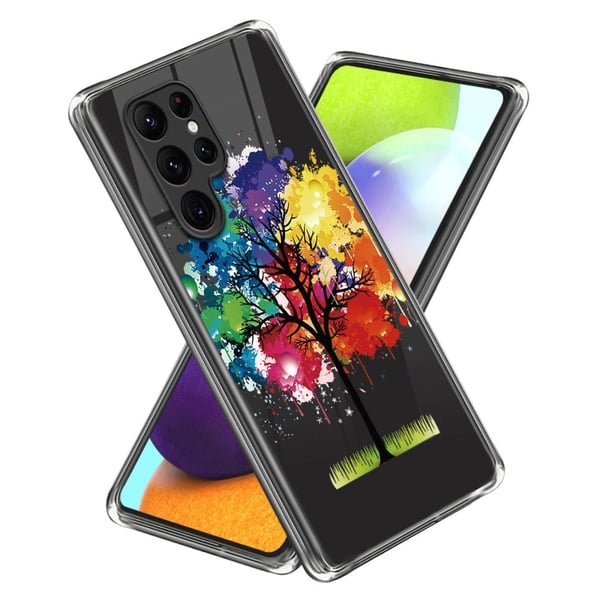 Deco Samsung Galaxy S24 deksel - Fargerikt Tre