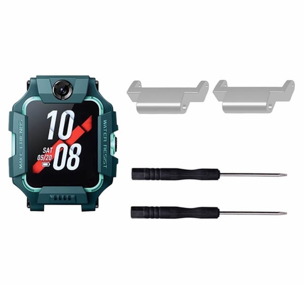 1 par for Imoo Watch Phone Z / Q / D Series Watch Strap Linker Zinc Alloy Connector - Sølv