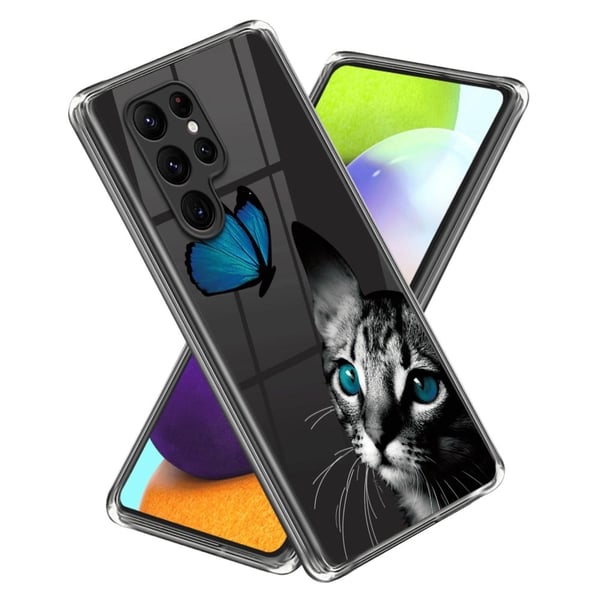 Deco Samsung Galaxy S24 Ultra kotelot - Kissa Ja Perhonen