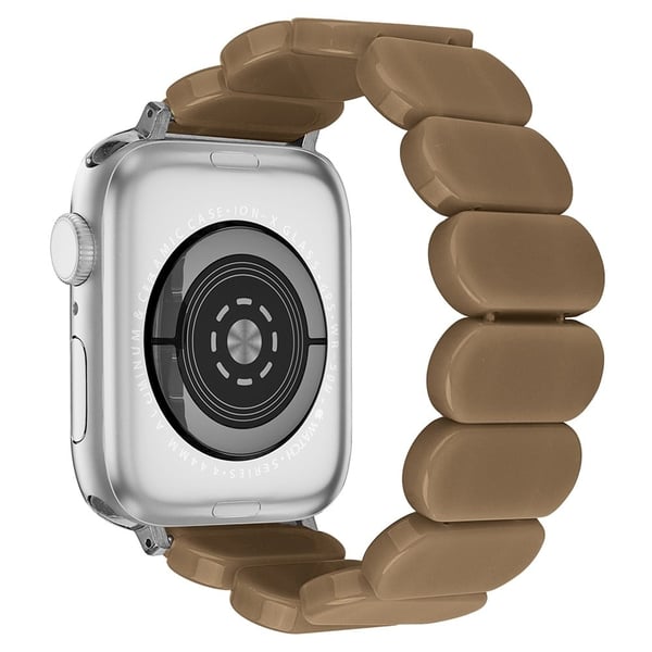 Urrem Apple Watch Series 41 mm / 40 mm / 38 mm elastisk rem - Brun