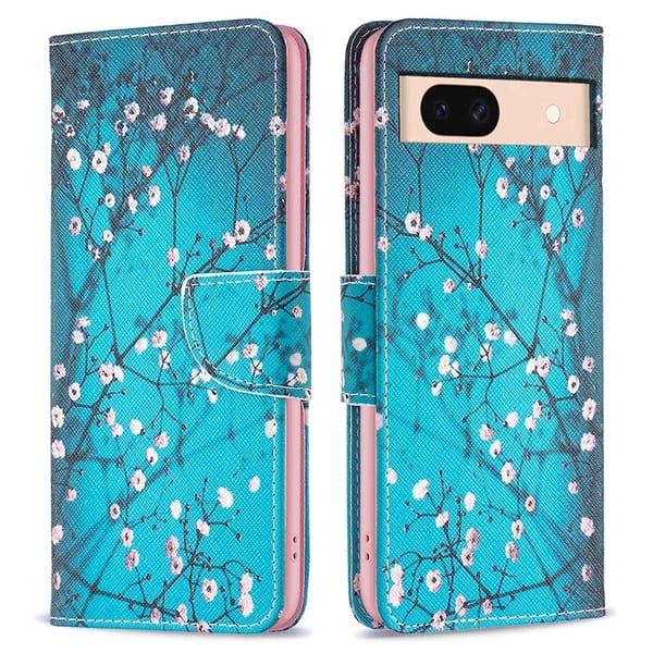 Wonderland Google Pixel 8A flip kuoret - Luumun Kukka