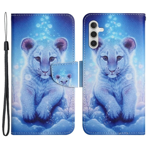 Wonderland Samsung Galaxy A15 flip etui - Leopard