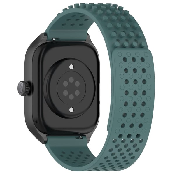 Huawei Watch GT 4 / 3 / 2 46 mm silikoneurrem 22 mm åndbar urrem med hurtigudløser - Olivengrøn