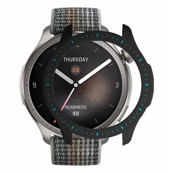 Huami Amazfit Balance Hard Hollow Watch Case Beskyttende urdeksel - Svart + Blå